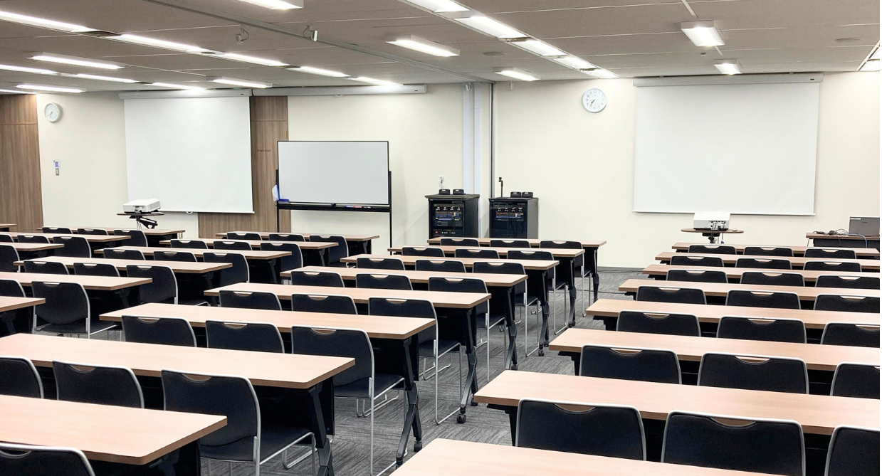 AP西新宿で行われた筆記試験の会場