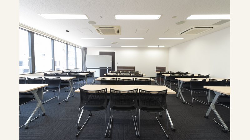 筆記試験からの連続面接レイアウト事例